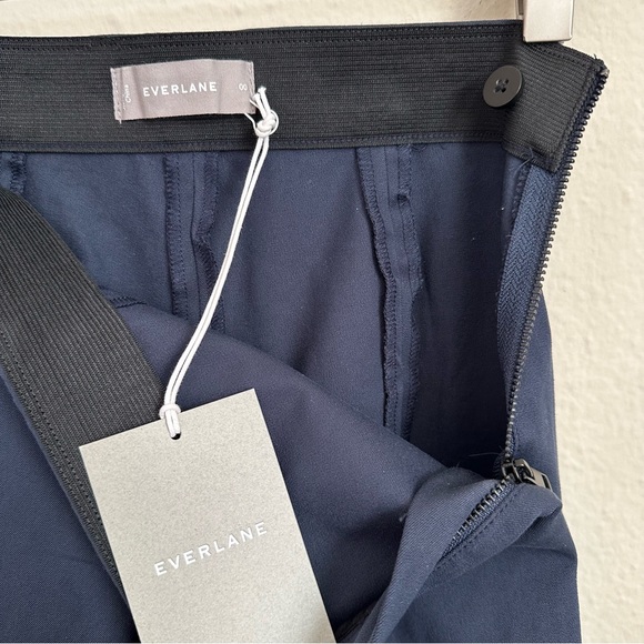 Everlane Pull On Navy Stretch Pants Size 00 NWT - Picture 5 of 8